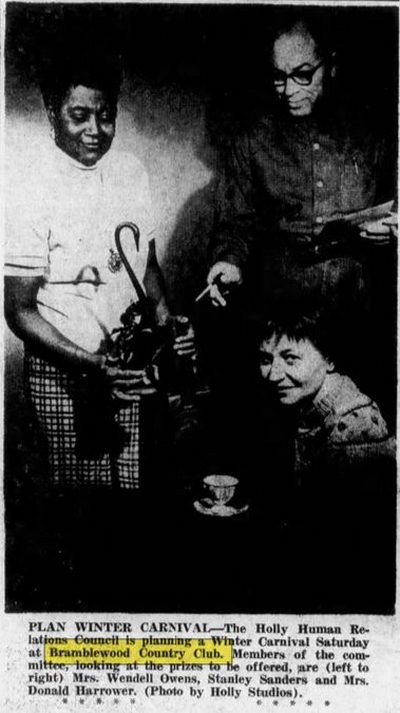 Bramblewood Country Club - Feb 20 1969 Article (newer photo)